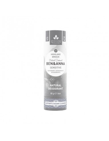 Desodorante Sensitive - Brisa de las tierras altas sin plástico 60 g - Imagen 1