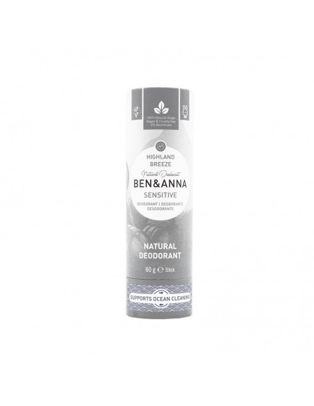 Desodorante Sensitive - Brisa de las tierras altas sin plástico 60 g - Imagen 1