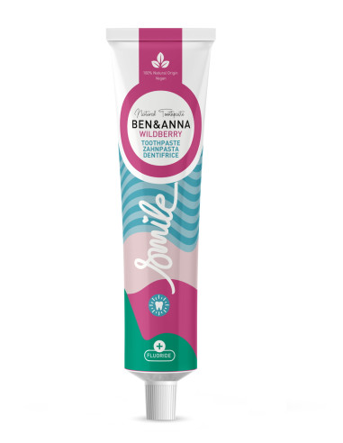 Dentífrico Baya silvestre con flúor Ben & Anna tubo 75ml - Imagen 2