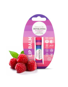 Bálsamo labial ecológico Raspberry (frambuesa) cero residuos Ben&Anna 6 g - Imagen 1