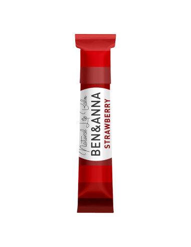Bálsamo labial ecológico Strawberry (fresa) cero residuos Ben&Anna 6 g - Imagen 2