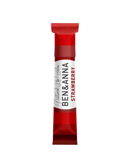 Bálsamo labial ecológico Strawberry (fresa) cero residuos Ben&Anna 6 g - Imagen 2