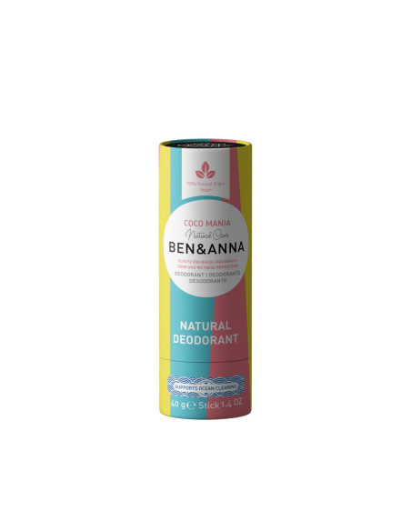 Desodorante Coco Mania envase de cartón (sin plástico) 40 g - Imagen 1