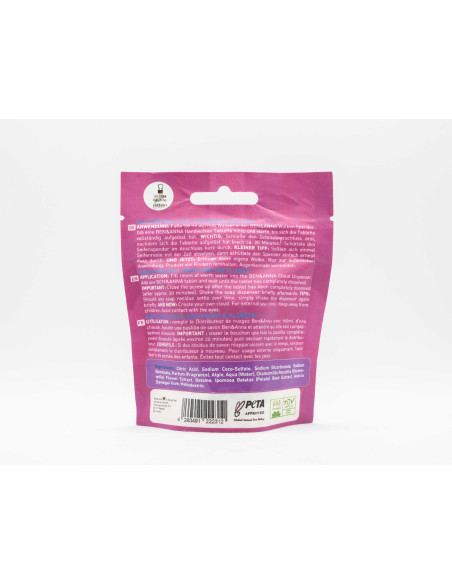 Jabón de manos en espuma Purple Sky tabs secos a diluir en agua 55 g - Imagen 2