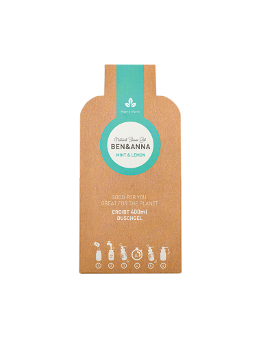 Gel de ducha Mint&Lemon copos secos a diluir en agua 2 x 20 g - Imagen 1