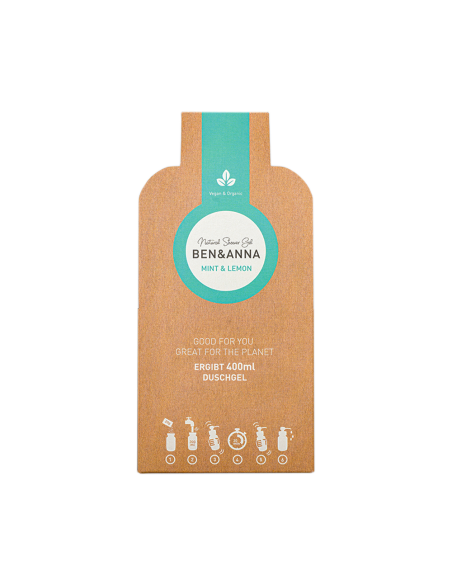 Gel de ducha Mint&Lemon copos secos a diluir en agua 2 x 20 g - Imagen 1