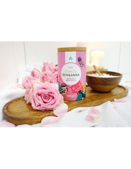 Sales de baño Rosa Ben&Anna 300 g - Imagen 3