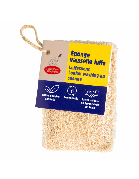 Esponja de lufa para lavar platos - Imagen 1