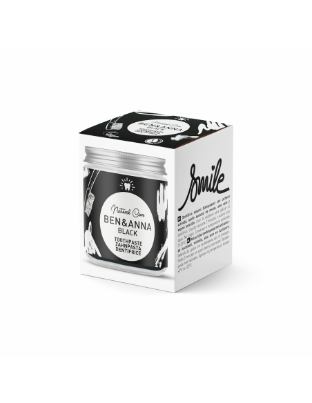 Dentífrico black tarrito de cristal 100 ml - Imagen 1