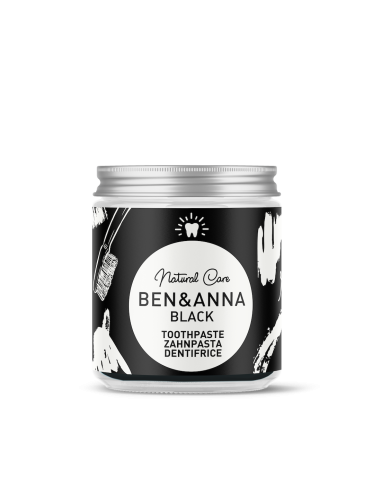 Dentífrico black tarrito de cristal 100 ml