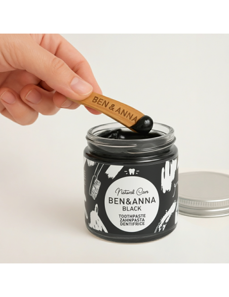 Dentífrico black tarrito de cristal 100 ml - Imagen 3