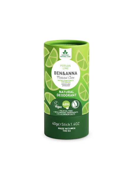 Desodorante Persian Lime envase de cartón (sin plástico) 40 g - Imagen 1
